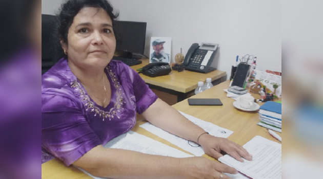 Delegada Provincial de la Agricultura Mariela Diaz Chavez