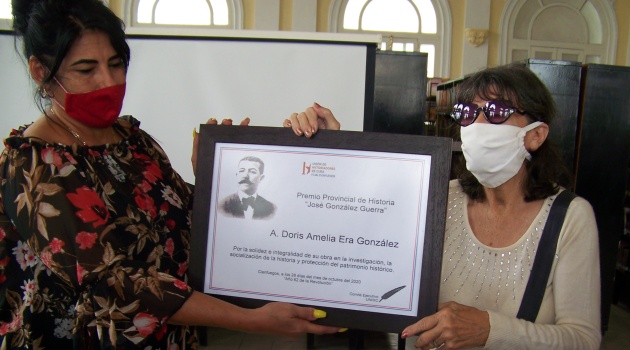 Entregan en Cienfuegos premio provincial de Historia