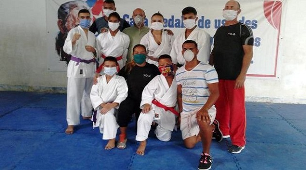 Karatecas de Cienfuegos se nacional virtual