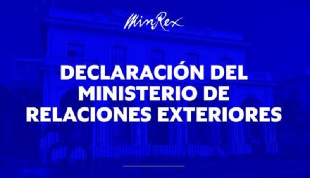 declaracion Minrex Cuba